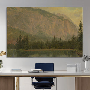 Frederic Edwin Church Hintersee Canvas Print, Hudson River
