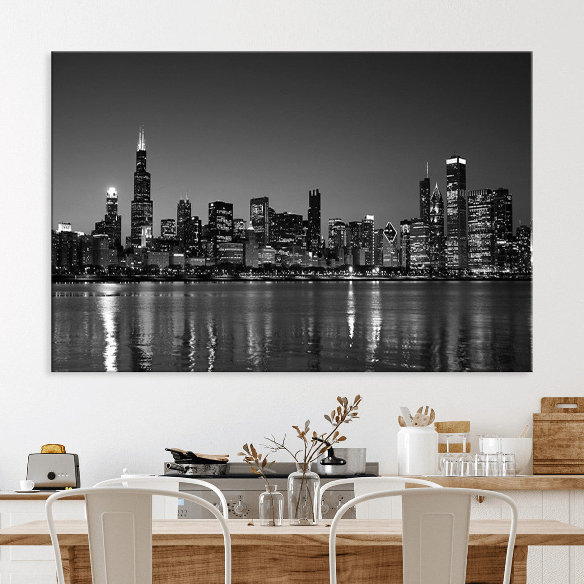 Chicago Wall Art Canvas Print