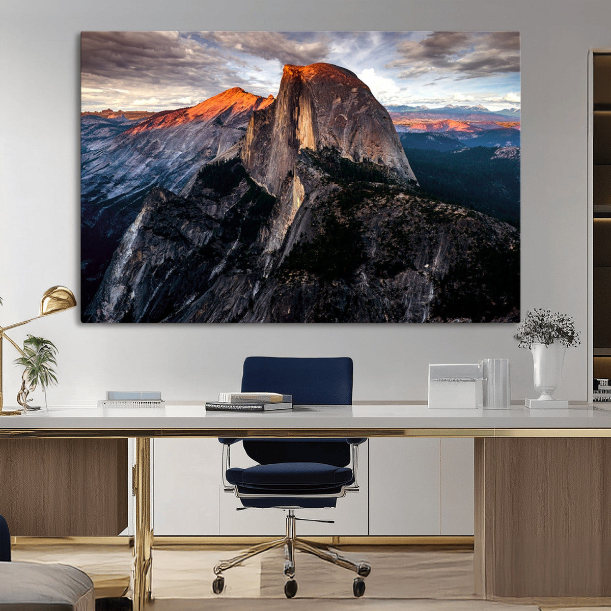 Half Dome Yosemite Wall Art – Majestic Mountain Landscape