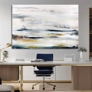 Soft Color Abstract Canvas Print
