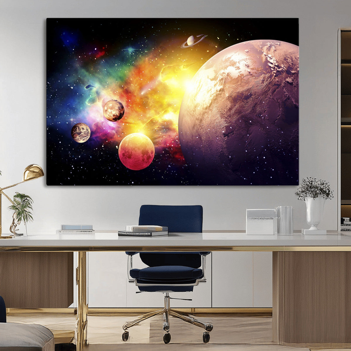 Space and Galaxy Canvas Print