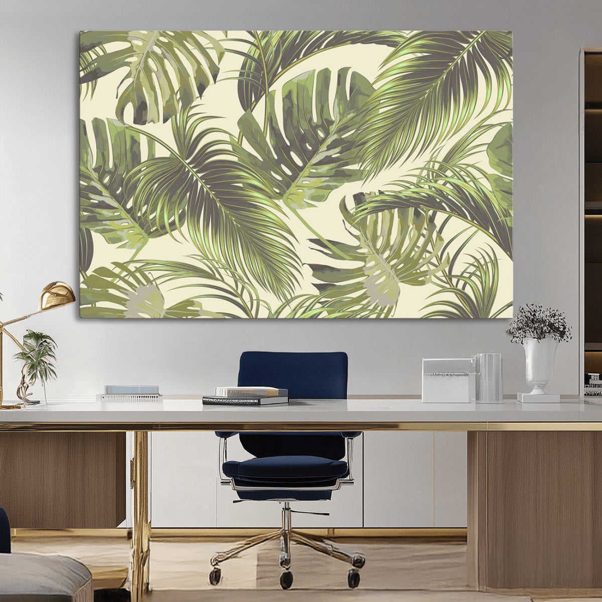 Palm Leaves Canvas Print
