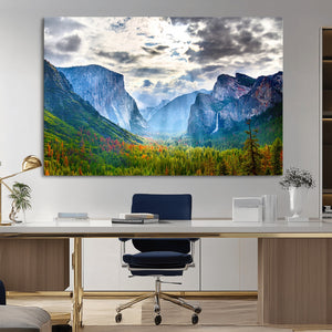 Yosemite National Park El Capitan Landscape Wall Art,