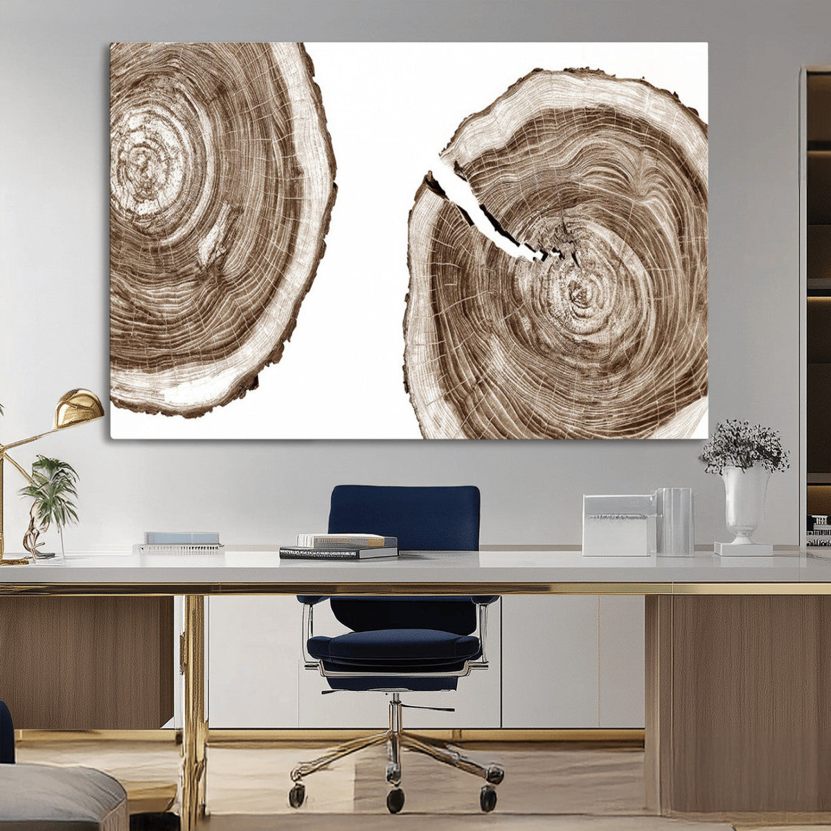 Wood Tree Ring Wall Art Canvas Prints, Tree Rings –