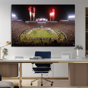 Framed Florida State Seminoles Football Team Print -