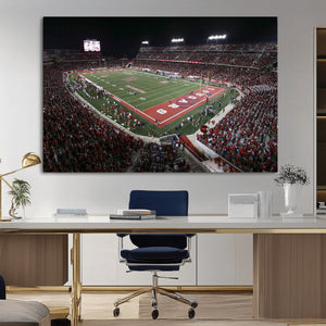 Houston Cougars Football Team Print - Houston TDECU Stadium