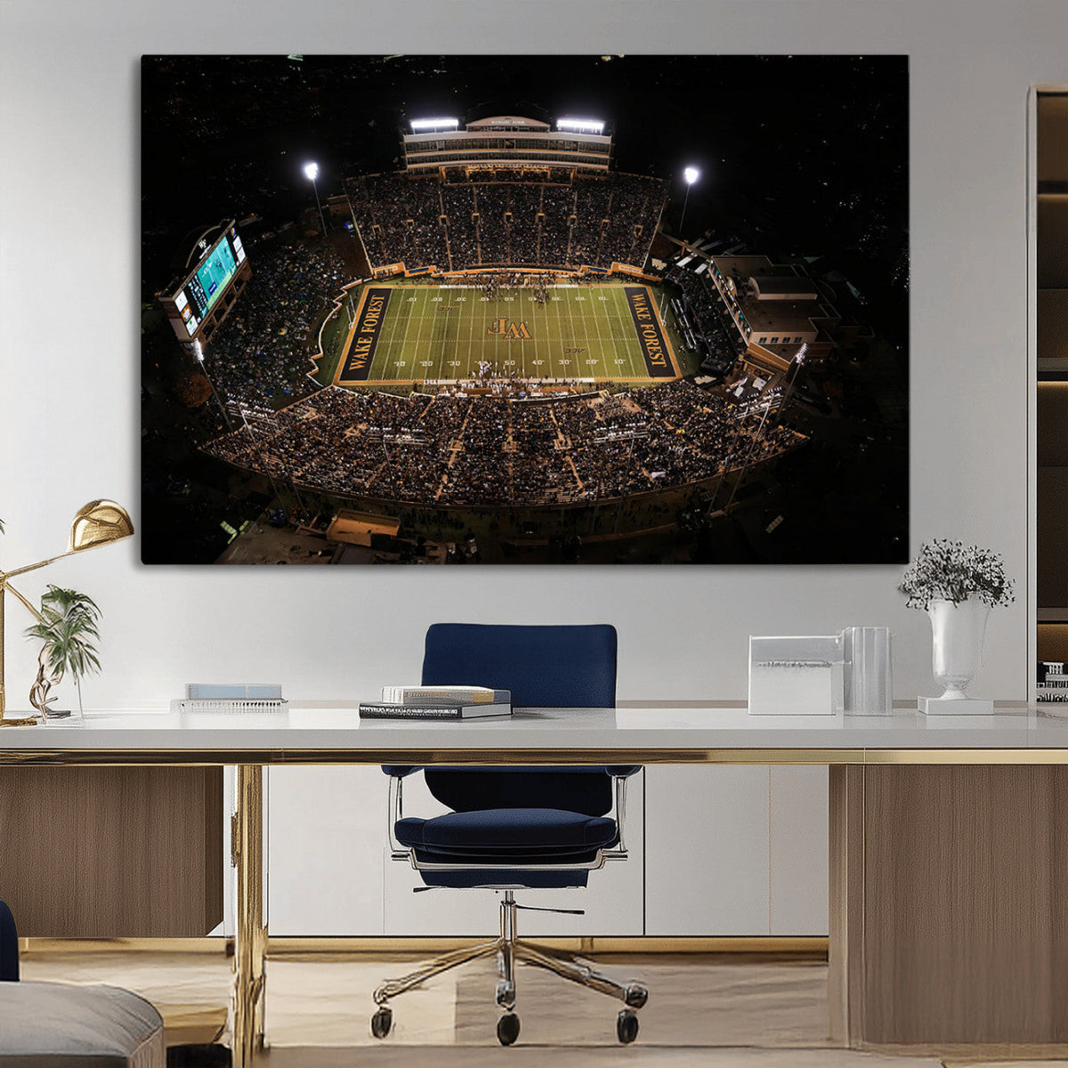 Wake Forest University Demon Deacons Canvas Printi, Football