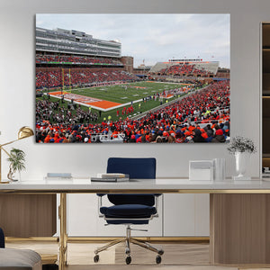 University of Illinois Fighting Illini Football Team Print -
