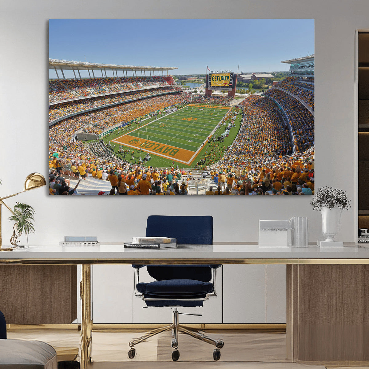 Baylor University Bears Football Team Print - Waco McLane