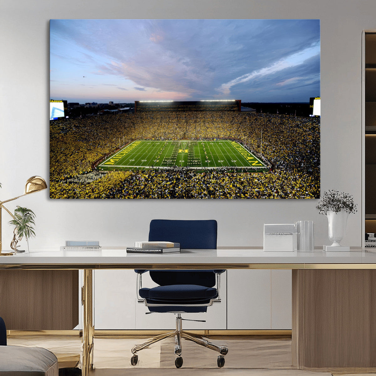 University of Michigan Wolverines Football Team Print - Ann