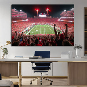 University of Nebraska Cornhuskers Football Team Print -
