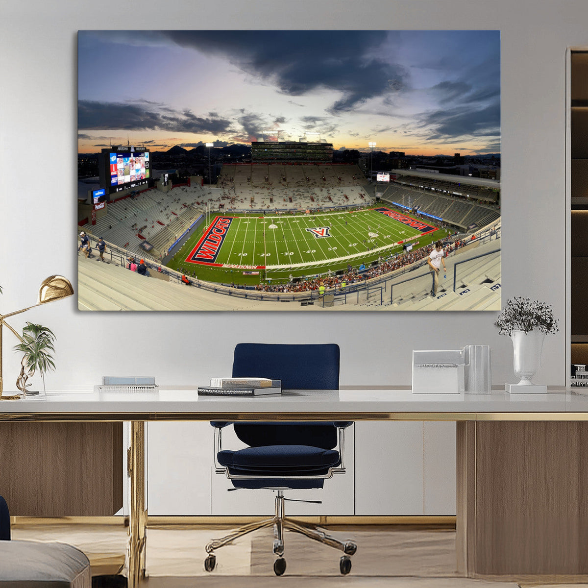 Arizona Wildcats Football Team Print - Tucson Arizona
