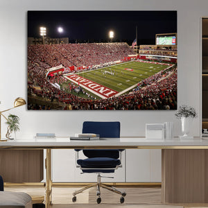 Indiana University Hoosiers Football Team Print Canvas -