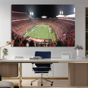 University of Louisville Cardinals Football Team Print -