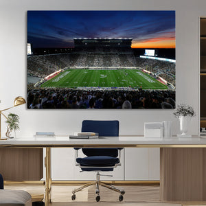 Michigan State Spartans Football Team Print - East Lansing
