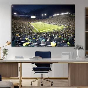 University of Oregon Ducks Football Team Print - Eugene