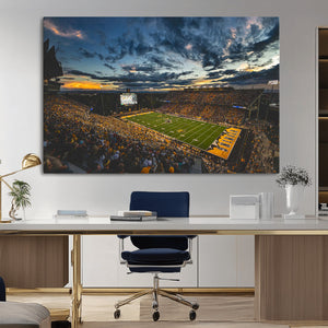 University of Wyoming Cowboys Football Team Print - Laramie