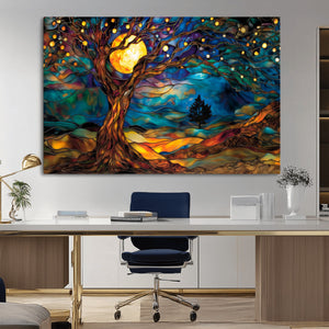 Tree of Life Wall Art - Yggdrasil Tree of Life Canvas Print