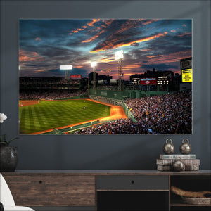 Fenway Park Wall Art Canvas Print | Large Baseball Stadium