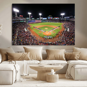 Fenway Park Wall Art Canvas Print | Large Baseball Stadium