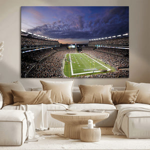 New England Patriots Football Team Print - Foxborough