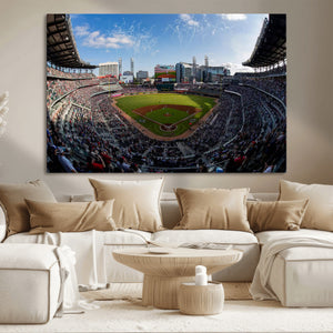Truist Park Stadium Canvas Wall Art - Atlanta Braves Game