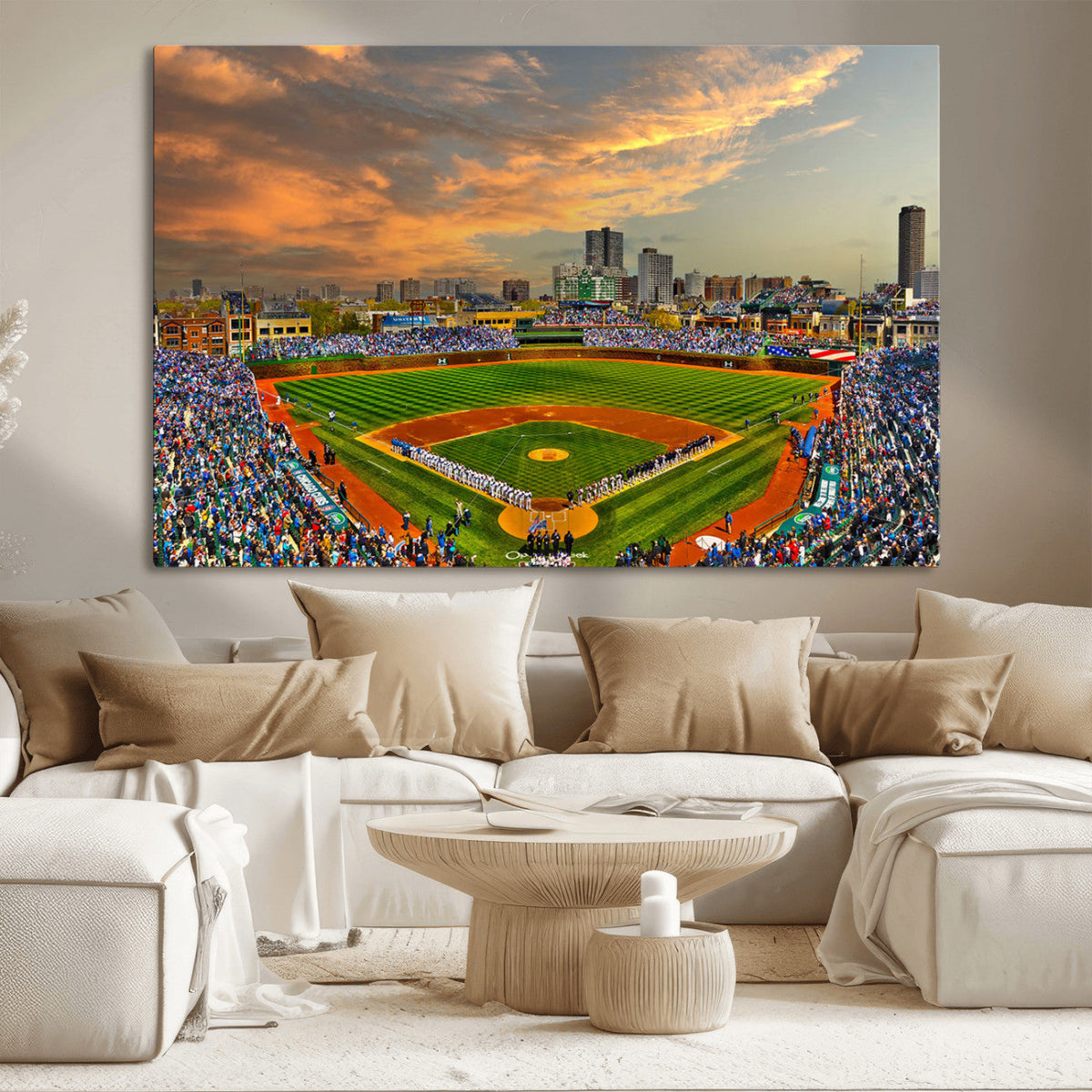 Chicago Wrigley Field Wall Art Canvas Print – Iconic