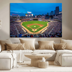 Target Field Stadium Wall Art Canvas Print – Minnesota Twins