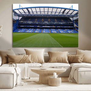 Stamford Bridge Chelsea Football Stadium Canvas Wall Art