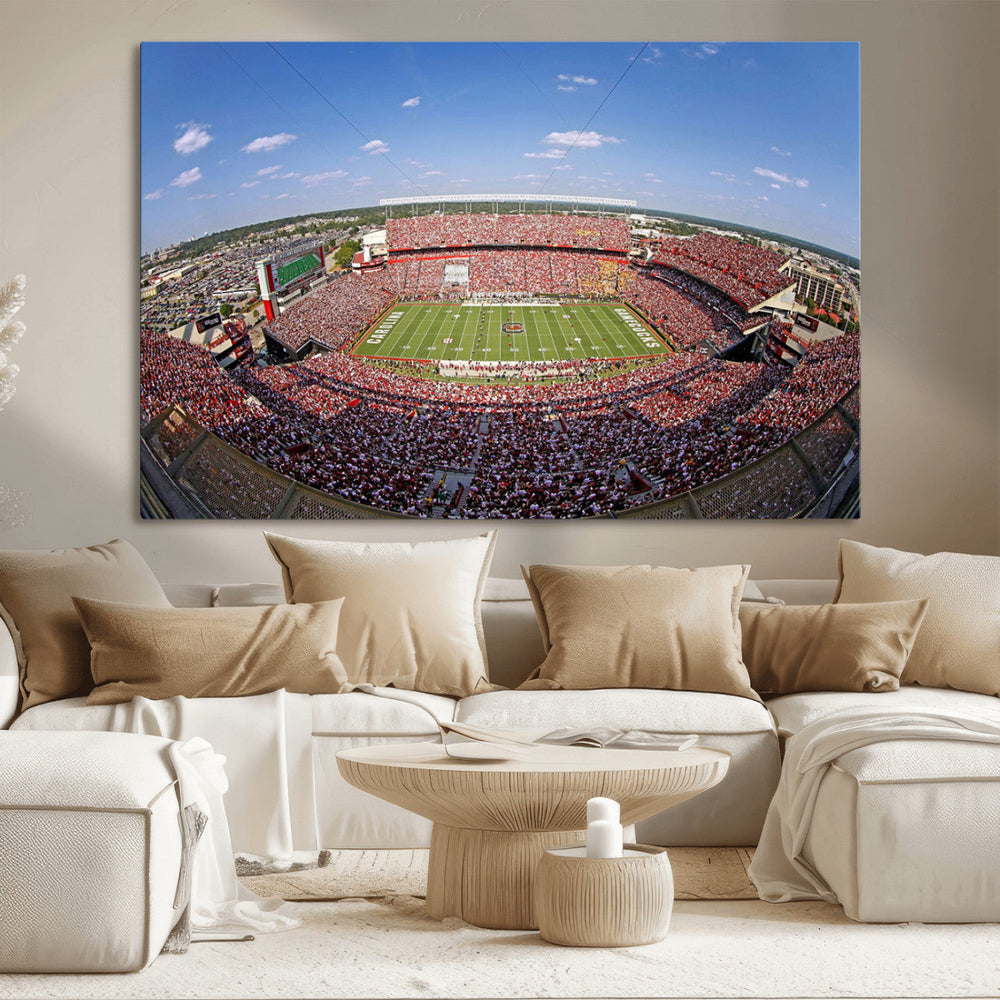 William Brice Stadium Wall Art Canvas Print – Stadium Crowd
