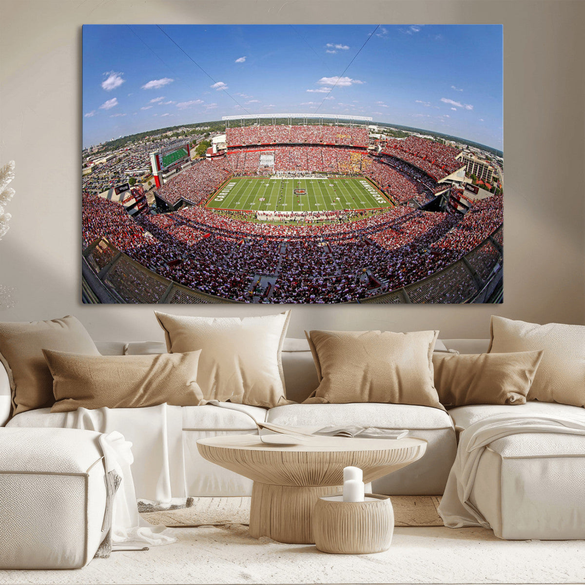 William Brice Stadium Wall Art Canvas Print – Stadium Crowd