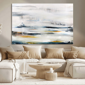 Soft Color Abstract Canvas Print