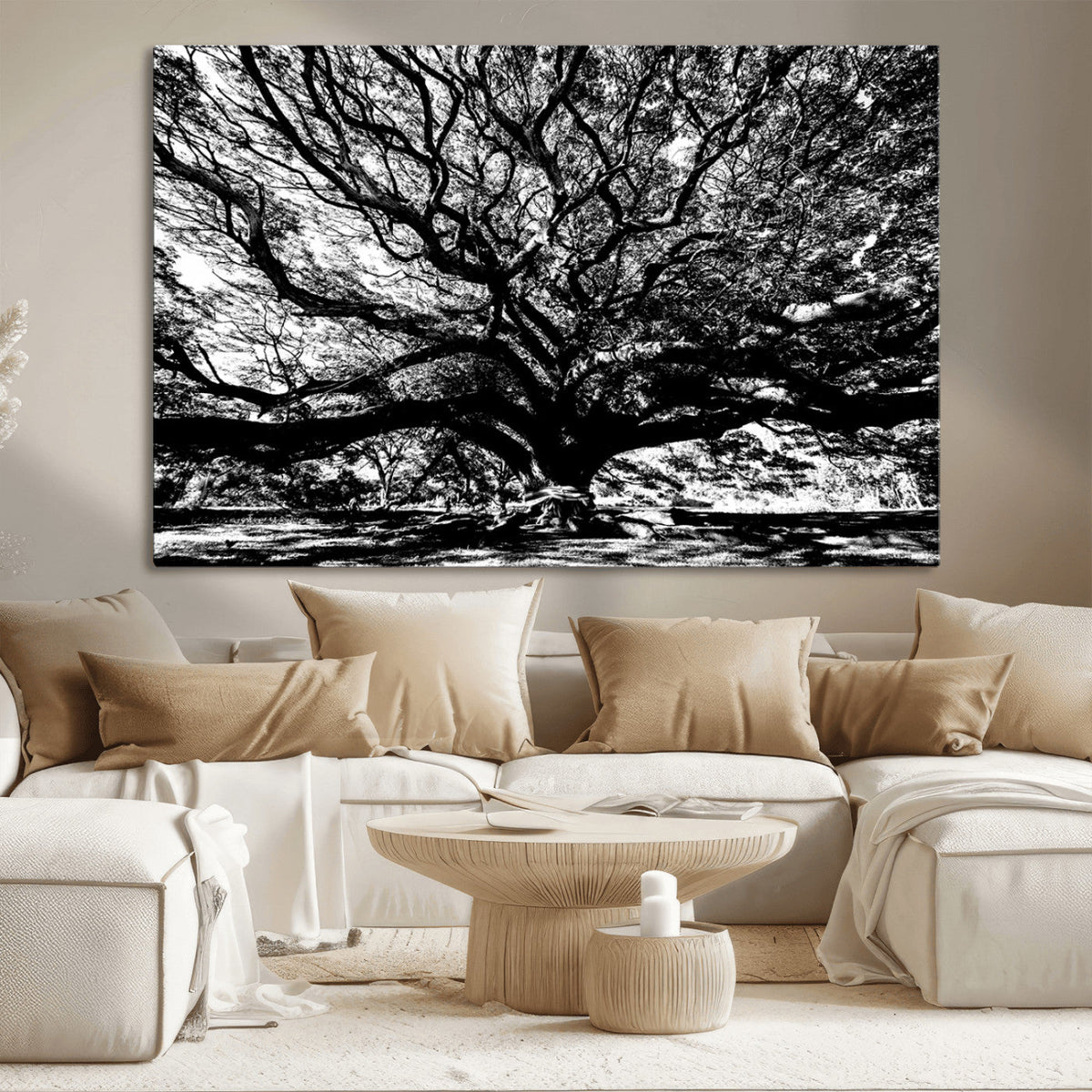 Mighty Angel Oak Wall Art | Angel Oak Tree Art Print