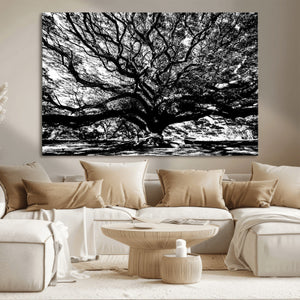 Mighty Angel Oak Wall Art | Angel Oak Tree Art Print