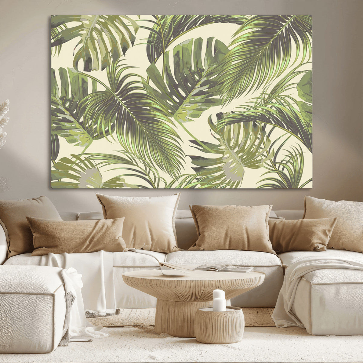 Palm Leaves Canvas Print