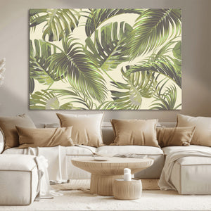 Palm Leaves Canvas Print