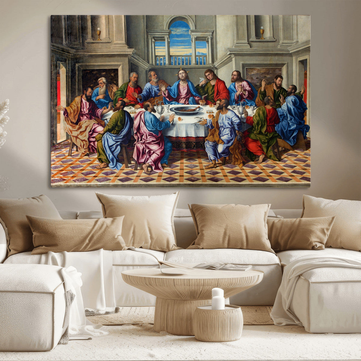 The Last Supper Multi Panel Canvas Wall Art