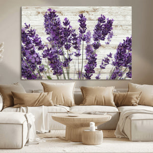 Lavender Herb Wall Art Canvas Print