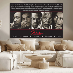 Thinkers of Wall Art Canvas Print - Inspirational Wall Art
