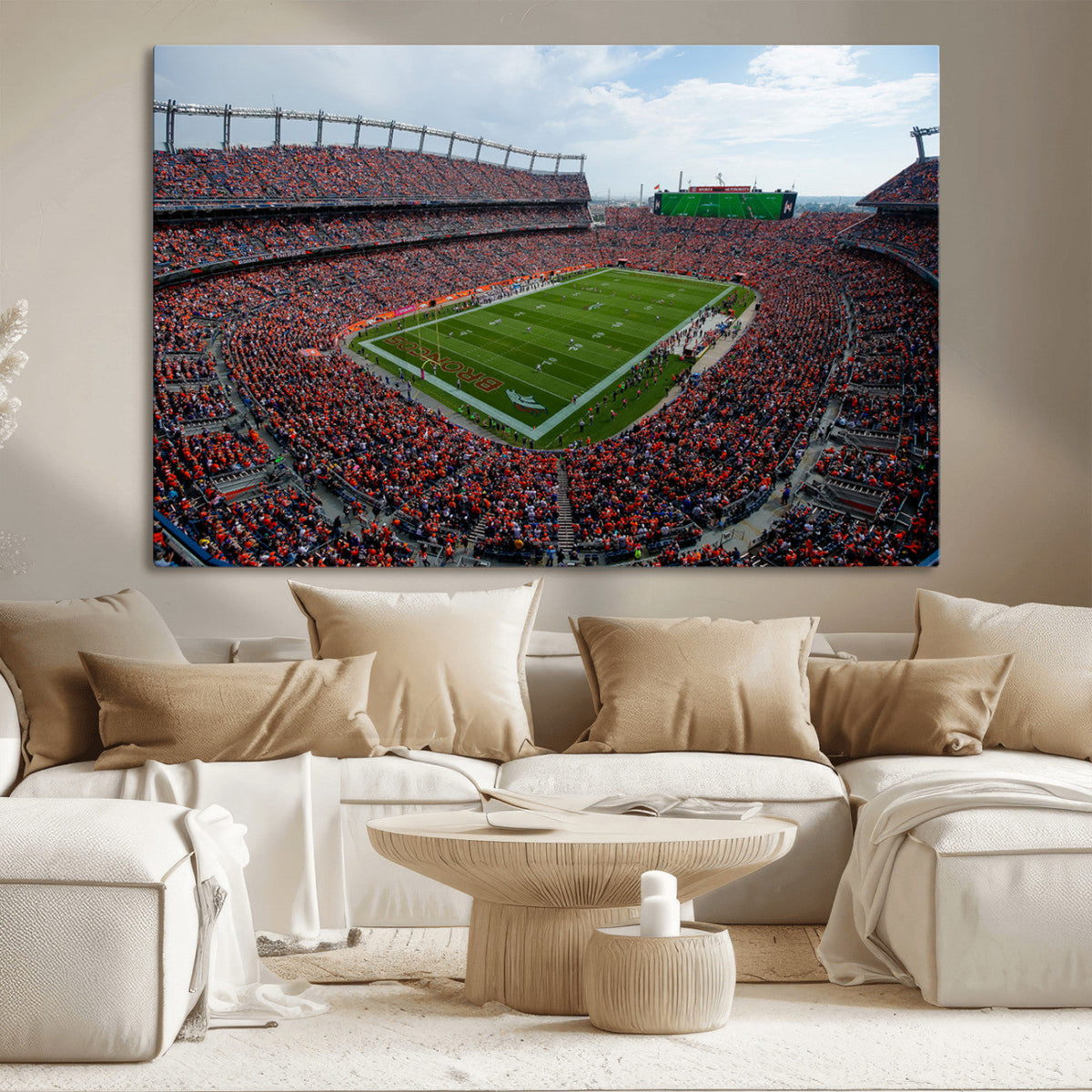 Denver Broncos Football Team Print - Empower Field Mile High