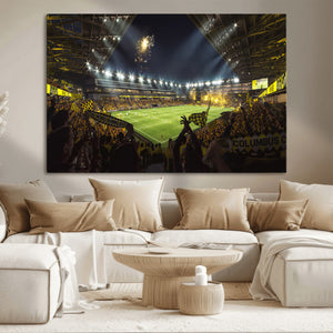 Columbus Crew Soccer Team Print - Columbus Crew Stadium Wall