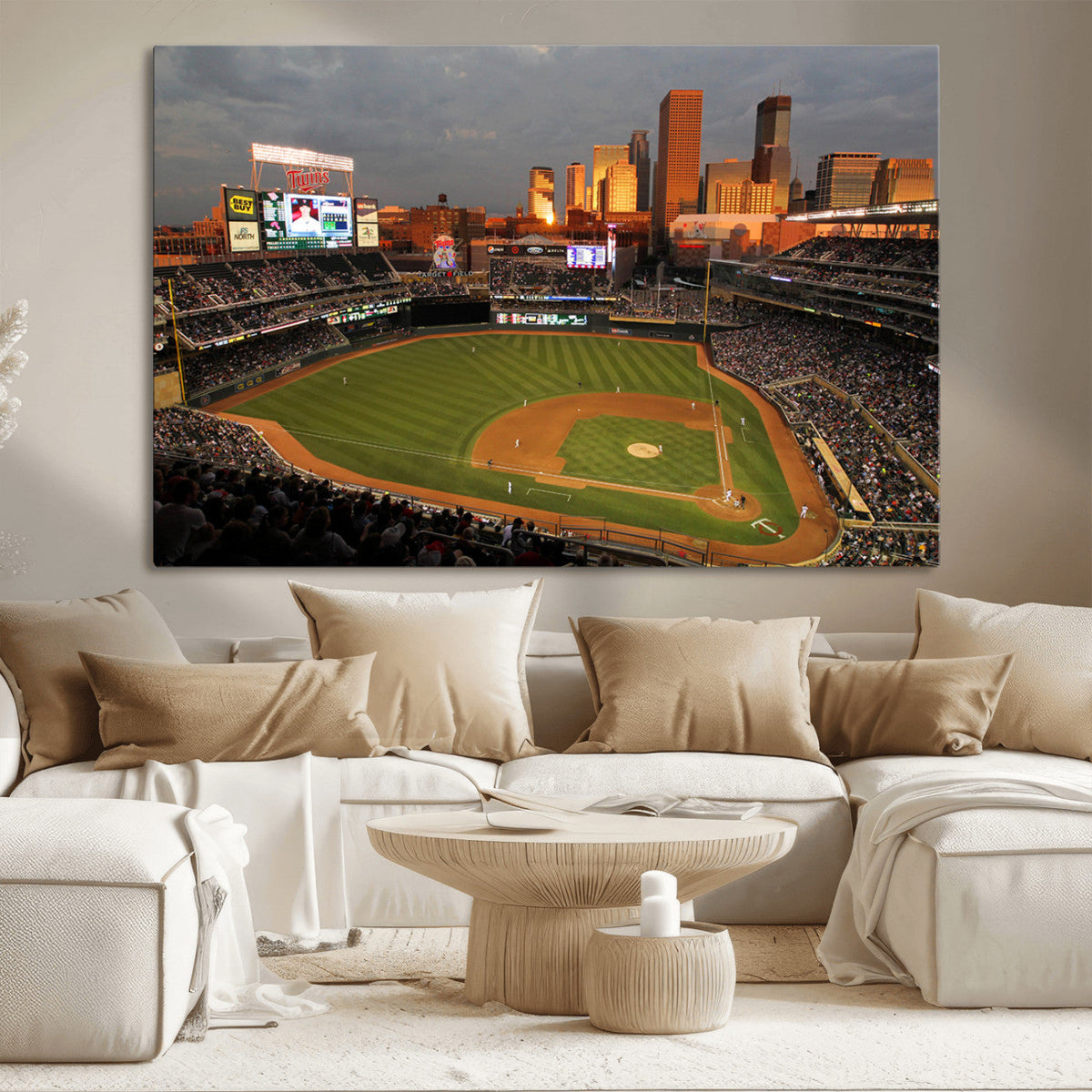 Minnesota Twins Baseball Team Print - Minneapolis Target