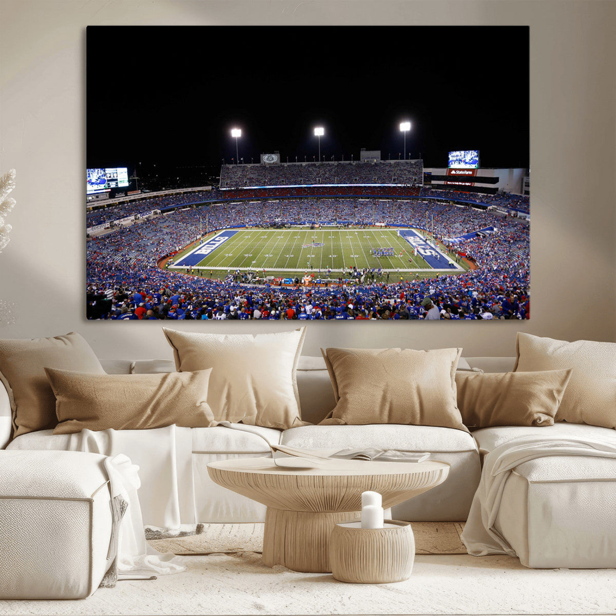 Buffalo Bills Wall Art - Buffalo Bills Stadium Canvas Print,