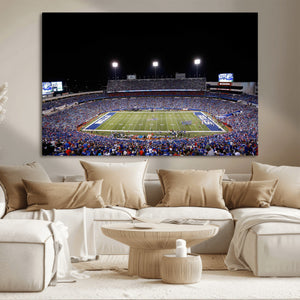Buffalo Bills Wall Art - Buffalo Bills Stadium Canvas Print,