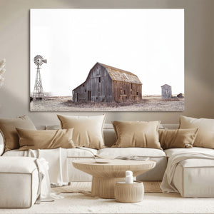 Set of 3 Rustic Farmhouse Wall Art Prints – Country Barn,