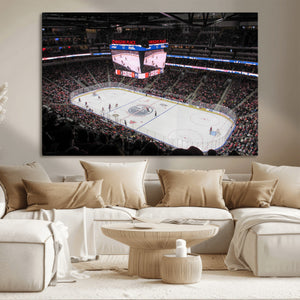 Rogers Place Edmonton Oilers Ice Hockey Stadium Wall Art,