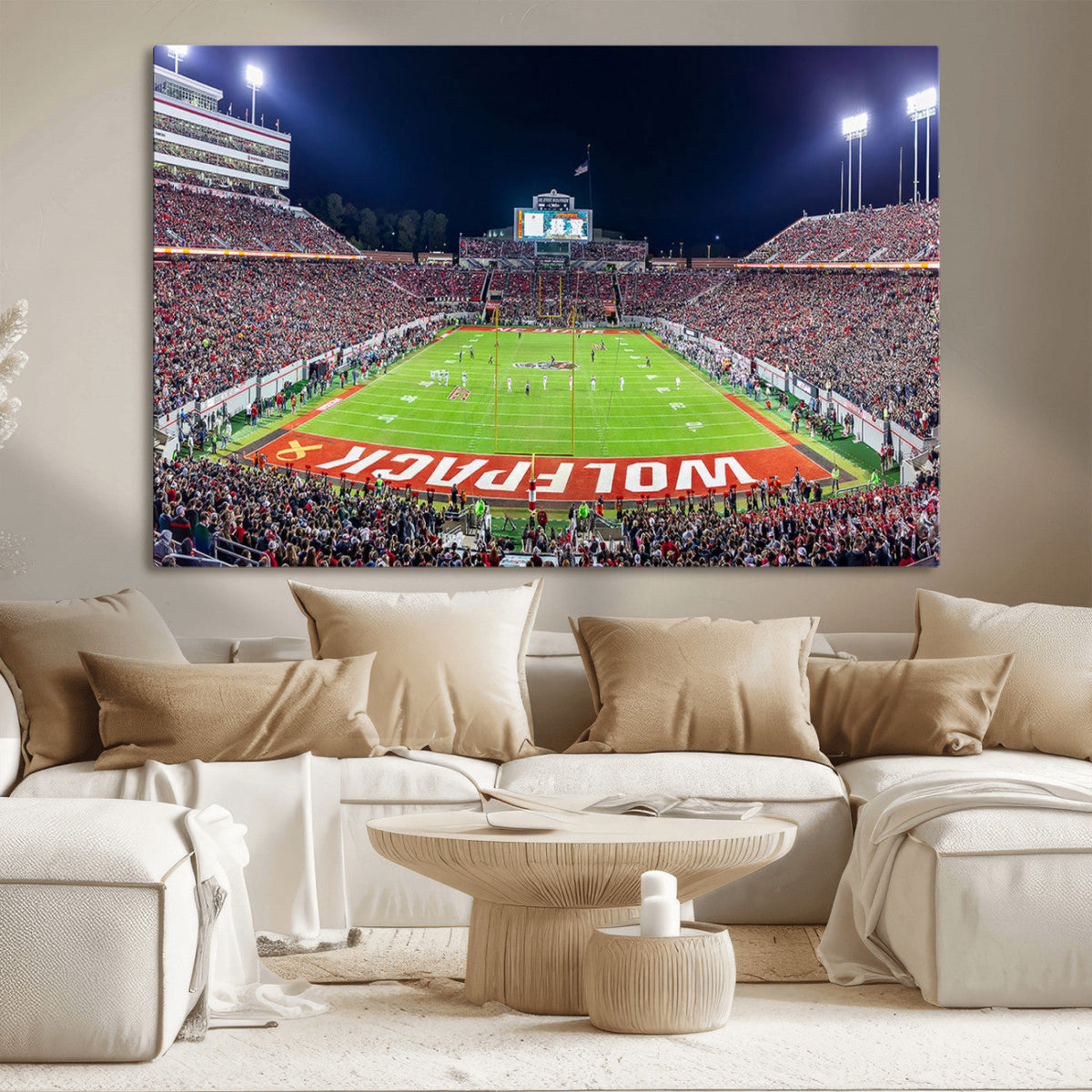 NC State Wolfpack Canvas Print - Raleigh Carter-Finley