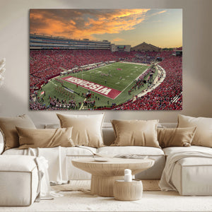 Camp Randall Stadium Wisconsin Badgers Large Wall Art Canvas