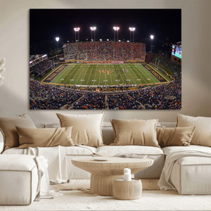 Demon Deacons Print Canvas, Football Team Print -