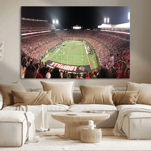 University of Louisville Cardinals Football Team Print -
